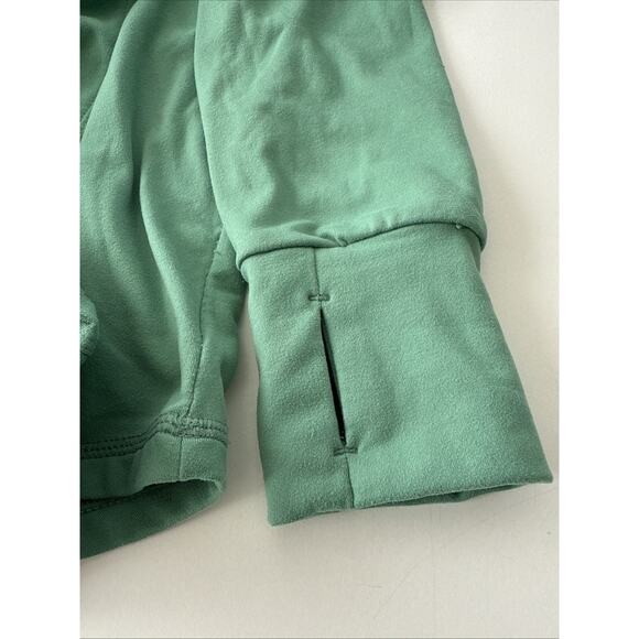 Member’s Mark Brushed Long Sleeve Tee Green Lily Crewneck Soft Fleece Size M - Picture 7 of 10